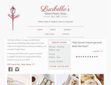 Tablet Screenshot of lucibellospastry.com